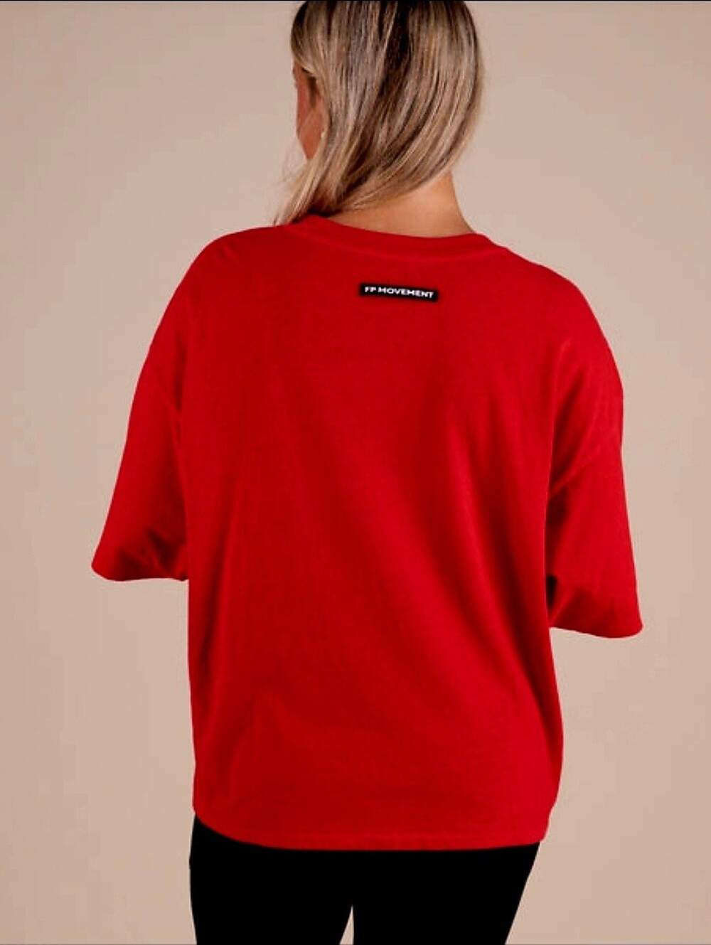 FP Movement Short-Sleeved Tackle Tee ~ Victory Red - Picture 4 of 4